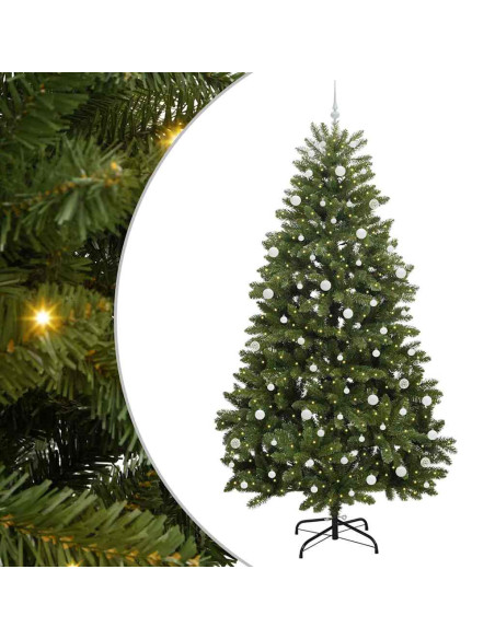 Albero di Natale artificiale Verde 270 cm PVC e Metallo