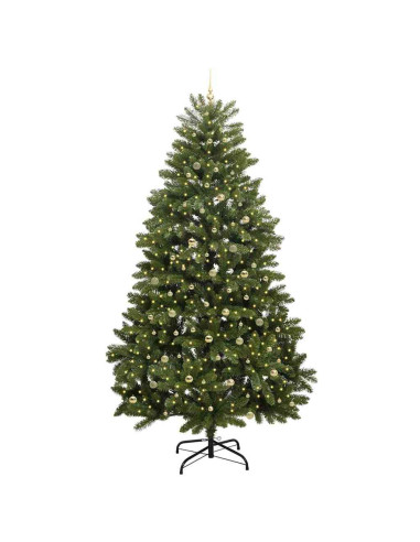 Albero di Natale artificiale Verde 270 cm PVC e Metallo