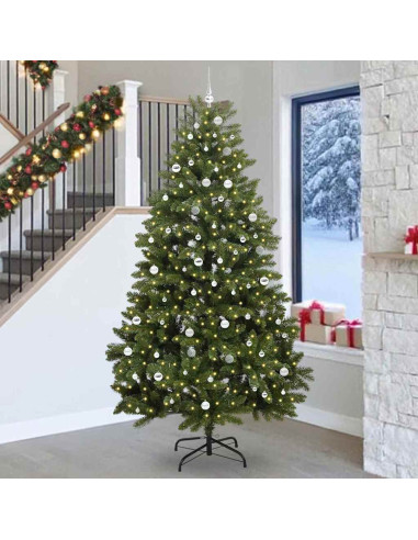 Albero di Natale artificiale Verde 270 cm PVC e Metallo