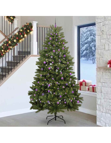 Albero di Natale artificiale Verde 270 cm PVC e Metallo