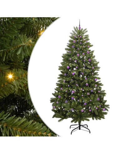 Albero di Natale artificiale Verde 270 cm PVC e Metallo