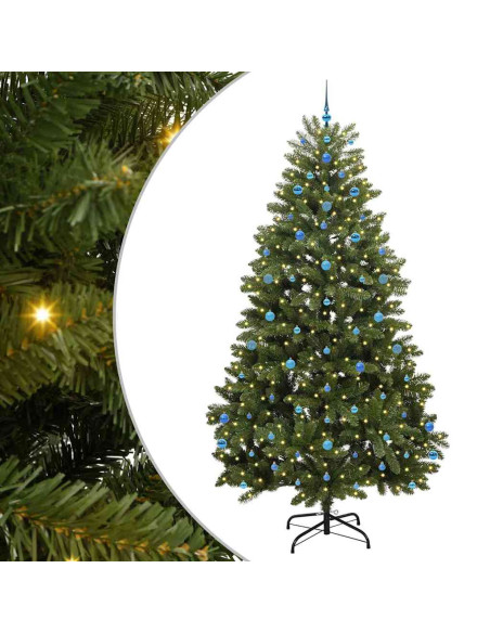 Albero di Natale artificiale Verde 270 cm PVC e Metallo