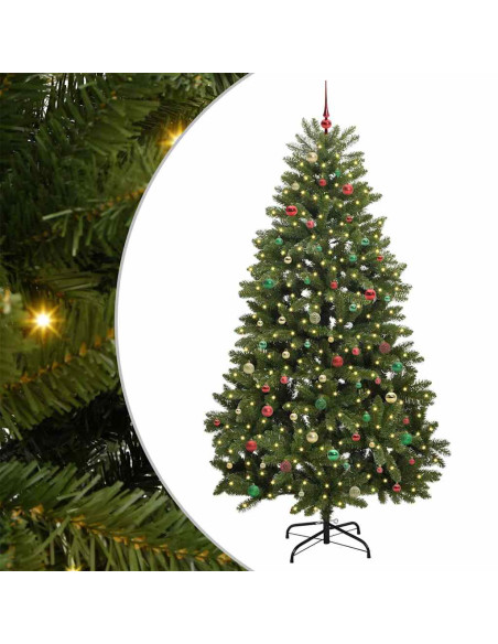 Albero di Natale artificiale Verde 270 cm PVC e Metallo