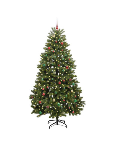 Albero di Natale artificiale Verde 270 cm PVC e Metallo