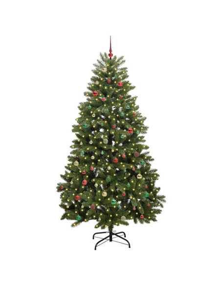Albero di Natale artificiale Verde 270 cm PVC e Metallo