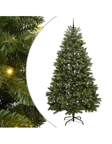 Albero di Natale artificiale Verde 300 cm PVC e Metallo