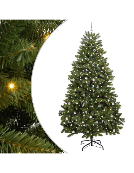 Albero di Natale artificiale Verde 300 cm PVC e Metallo
