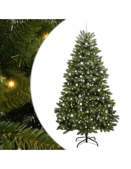 Albero di Natale artificiale Verde 300 cm PVC e Metallo