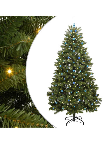 Albero di Natale artificiale Verde 300 cm PVC e Metallo