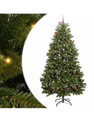 Albero di Natale artificiale Verde 300 cm PVC e Metallo