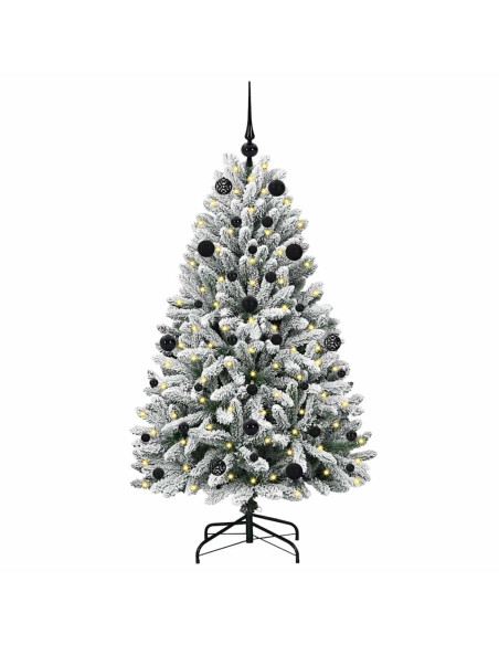 Albero di Natale artificiale Verde e Bianco 150 cm