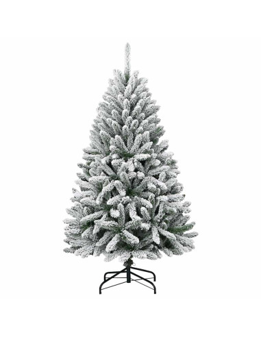Albero di Natale artificiale Verde e Bianco 150 cm
