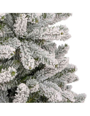Albero di Natale artificiale Verde e Bianco 180 cm