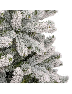 Albero di Natale artificiale Verde e Bianco 240 cm 2