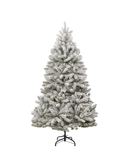 Albero di Natale artificiale Verde e Bianco 270 cm