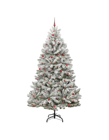 Albero di Natale artificiale Verde e Bianco 300 cm