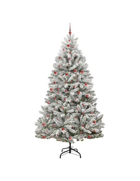 Albero di Natale artificiale Verde e Bianco 300 cm