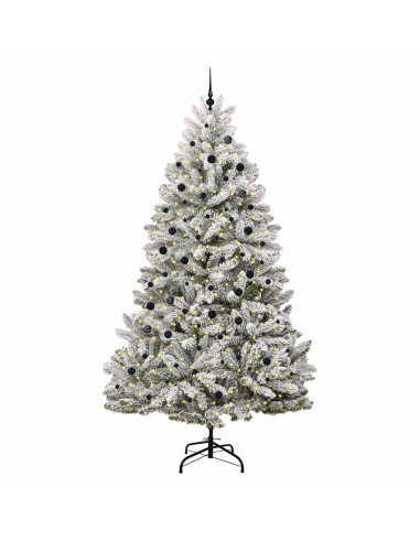 Albero di Natale artificiale Verde e Bianco 300 cm