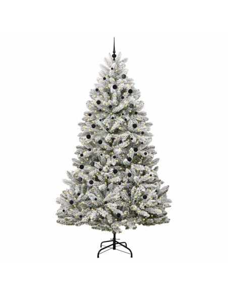 Albero di Natale artificiale Verde e Bianco 300 cm