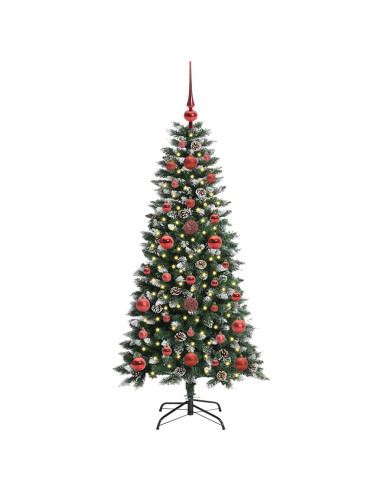 Albero di Natale artificiale con 150 LED Verde 50 x 50 x 120 cm
