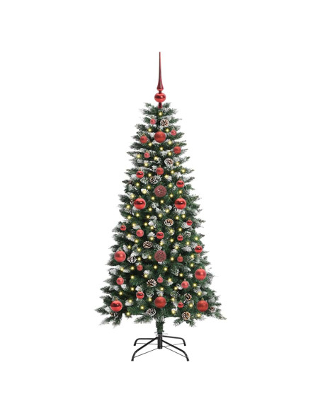 Albero di Natale artificiale con 150 LED Verde 50 x 50 x 120 cm