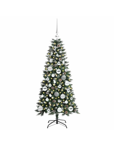 Albero di Natale artificiale con 150 LED Verde 50 x 50 x 120 cm