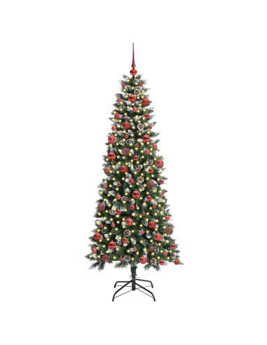 Albero di Natale artificiale con 300 LED Verde 76 x 76 x 150 cm