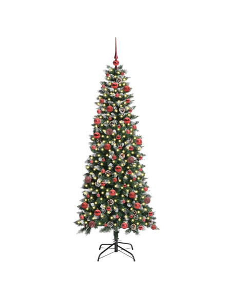 Albero di Natale artificiale con 300 LED Verde 76 x 76 x 150 cm