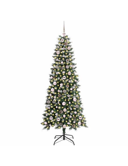 Albero di Natale artificiale con 300 LED Verde 76 x 76 x 150 cm