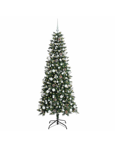 Albero di Natale artificiale con 300 LED Verde 76 x 76 x 150 cm