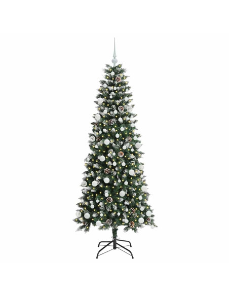 Albero di Natale artificiale con 300 LED Verde 76 x 76 x 150 cm