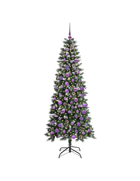Albero di Natale artificiale con 300 LED Verde 76 x 76 x 150 cm