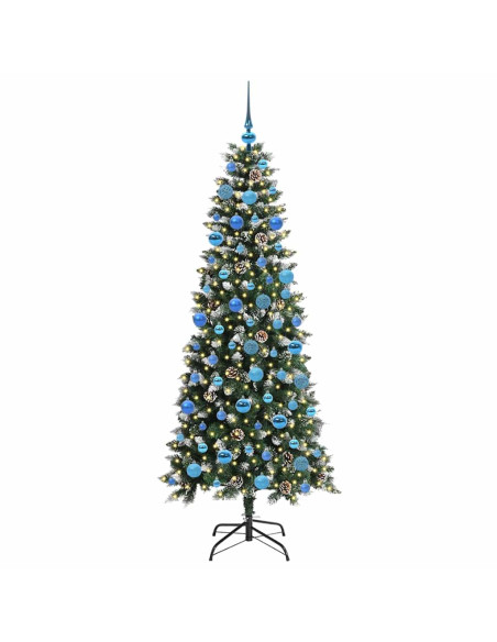 Albero di Natale artificiale con 300 LED Verde 76 x 76 x 150 cm