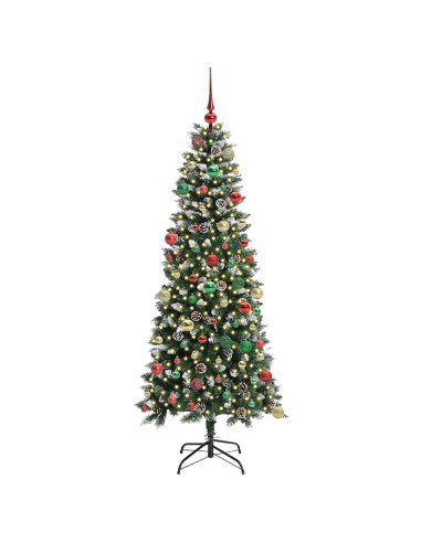 Albero di Natale artificiale con 300 LED Verde 76 x 76 x 150 cm
