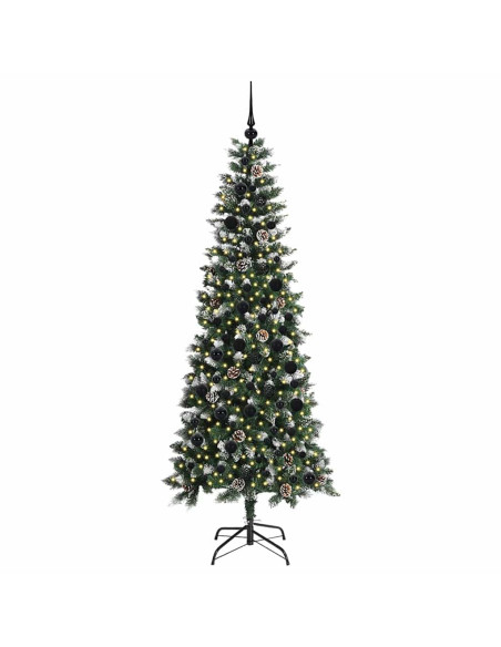 Albero di Natale artificiale con 300 LED Verde 86 x 86 x 210 cm