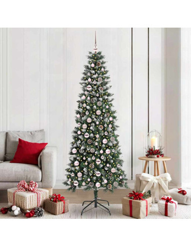 Albero di Natale artificiale con 300 LED Verde 86 x 86 x 210 cm