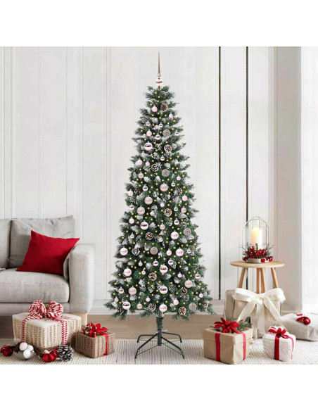 Albero di Natale artificiale con 300 LED Verde 86 x 86 x 210 cm
