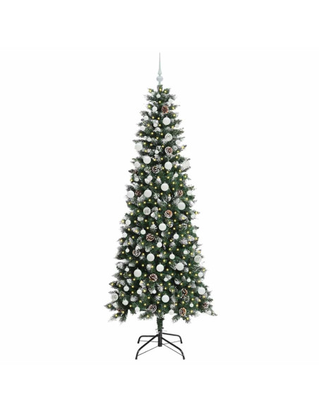 Albero di Natale artificiale con 300 LED Verde 86 x 86 x 210 cm