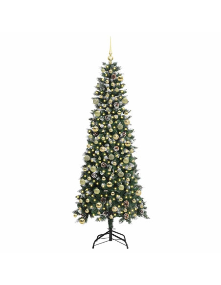 Albero di Natale artificiale con 300 LED Verde 86 x 86 x 210 cm