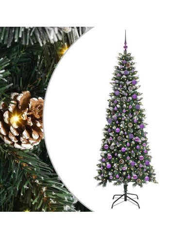 Albero di Natale artificiale con 300 LED Verde 86 x 86 x 210 cm