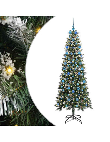 Albero di Natale artificiale con 300 LED Verde 86 x 86 x 210 cm