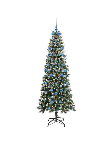 Albero di Natale artificiale con 300 LED Verde 86 x 86 x 210 cm