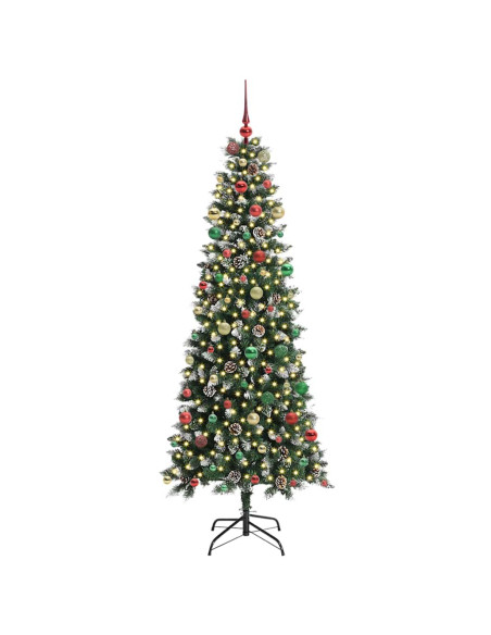 Albero di Natale artificiale con 300 LED Verde 86 x 86 x 210 cm