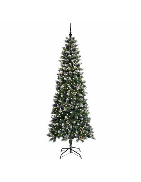 Albero di Natale artificiale con 300 LED Verde 96 x 96 x 240 cm