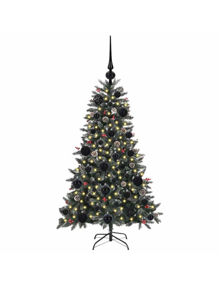 Albero di Natale artificiale con 150 LED Verde 68 x 68 x 120 cm