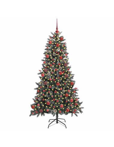 Albero di Natale artificiale con 300 LED Verde 99 x 99 x 180 cm