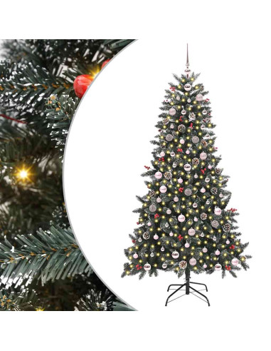 Albero di Natale artificiale con 300 LED Verde 99 x 99 x 180 cm