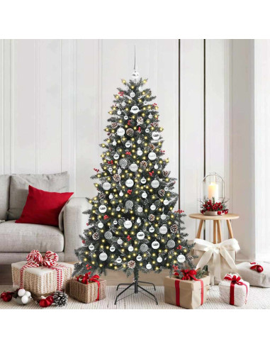 Albero di Natale artificiale con 300 LED Verde 99 x 99 x 180 cm