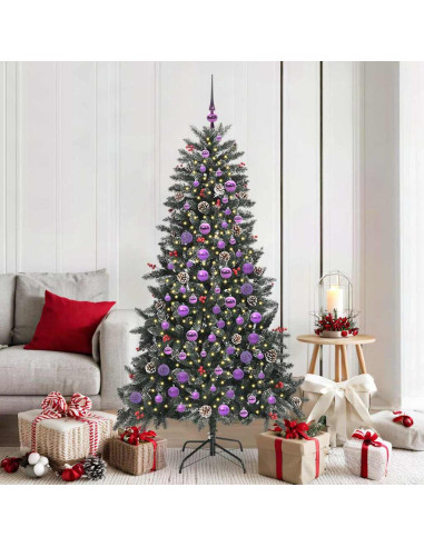 Albero di Natale artificiale con 300 LED Verde 99 x 99 x 180 cm