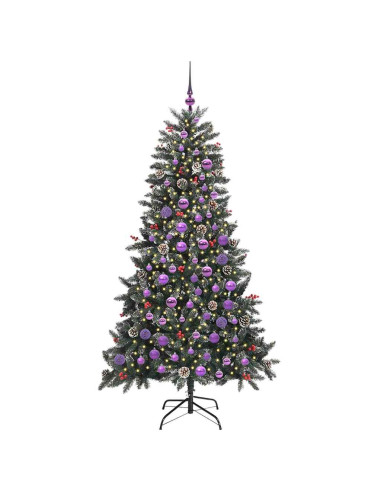 Albero di Natale artificiale con 300 LED Verde 99 x 99 x 180 cm
